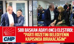 CHP SBB Başkan Adayı Cevat Öncü: "Parti rozetini belediyenin kapısında bırakacağım"