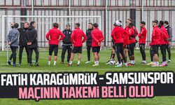 Fatih Karagümrük - Samsunspor maçının hakemi belli oldu