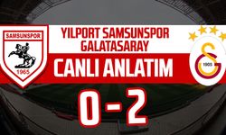 Samsunspor - Galatasaray maçının canlı anlatımı