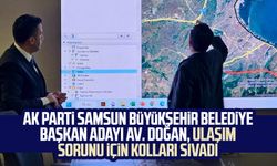 AK Parti Samsun Büyükşehir Belediye Başkan Adayı Av. Halit Doğan, Samsun'un ulaşım sorunu için kolları sıvadı