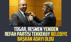 Hasan Togar, resmen Yeniden Refah Partisi Tekkeköy Belediye Başkan adayı oldu