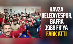 Havza Belediyespor, Bafra 1988 FK'a fark attı