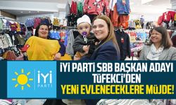 İYİ Parti SBB Başkan adayı İmren Nilay Tüfekci'den yeni evleneceklere müjde!