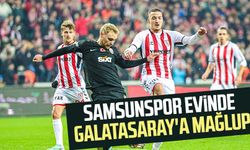 Samsunspor evinde Galatasaray'a mağlup