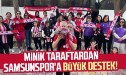 Minik taraftar Tanem'den Samsunspor'a büyük destek!