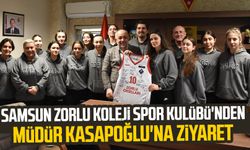 Samsun Zorlu Koleji Spor Kulübü'nden Müdür Kasapoğlu'na ziyaret