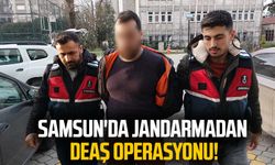 Samsun'da jandarmadan DEAŞ operasyonu!