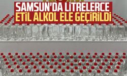 Samsun'da litrelerce etil alkol ele geçirildi