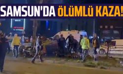 Tekkeköy'de otomobil takla attı: 1 ölü, 3 yaralı