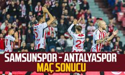 Samsunspor - Antalyaspor maç sonucu