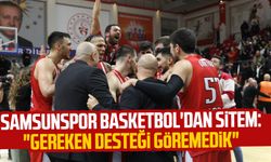 Samsunspor Basketbol'dan sitem: "Gereken desteği göremedik"
