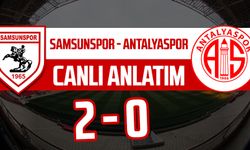 Samsunspor - Antalyaspor maçının canlı anlatımı