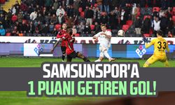 Samsunspor'a Gaziantep deplasmanında 1 puanı getiren gol Satka'dan