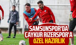 Samsunspor'da Çaykur Rizerspor'a özel hazırlık