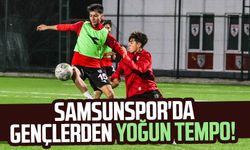 Samsunspor'da gençlerden yoğun tempo!