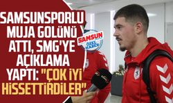 Samsunsporlu Arbnor Muja golünü attı, SMG'ye açıklama yaptı:  "Çok iyi hissettirdiler"