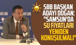 AK Parti SBB Başkan adayı Halit Doğan: "Samsun'da su fiyatları yeniden konuşulmalı"