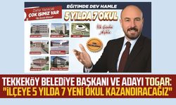 Tekkeköy Belediye Başkanı ve adayı Hasan Togar: "İlçeye 5 yılda 7 yeni okul kazandıracağız"