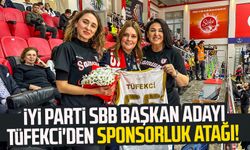 İYİ Parti SBB Başkan Adayı İmren Nilay Tüfekci Samsunspor Basketbol'a sponsor oldu