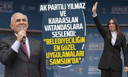 AK Partili Yılmaz ve Karaaslan vatandaşlara seslendi: "Belediyeciliğin en güzel uygulamaları Samsun'da"