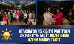 Atakum'da 45 kişi  İYİ Parti'den AK Parti'ye geçti: Rozetlerini Özlem Maraş taktı