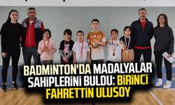 Badminton'da madalyalar sahiplerini buldu: Birinci Fahrettin Ulusoy İlkokulu