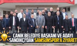 Canik Belediye Başkanı ve Adayı İbrahim Sandıkçı'dan Samsunspor'a ziyaret