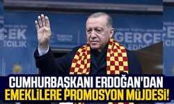 Cumhurbaşkanı Erdoğan'dan emeklilere promosyon müjdesi!