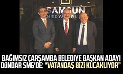 Bağımsız Çarşamba Belediye Başkan Adayı Hüseyin Dündar SMG'de: Vatandaş bizi kucaklıyor