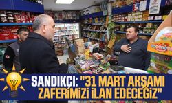 Canik Belediye Başkanı ve Adayı İbrahim Sandıkçı: "31 Mart akşamı zaferimizi ilan edeceğiz"