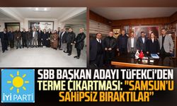 İyi Parti SBB Başkan Adayı İmren Nilay Tüfekci'den Terme çıkartması: "Samsun’u sahipsiz bıraktılar’’