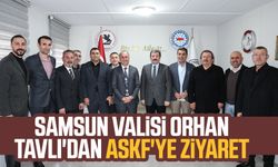 Samsun Valisi Orhan Tavlı'dan ASKF'ye ziyaret