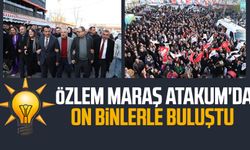 AK Parti Atakum Belediye Başkan Adayı Özlem Maraş Atakum'da on binlerle buluştu
