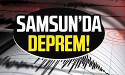 Samsun'da deprem paniği!
