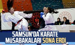Samsun'da karate müsabakaları sona erdi