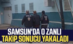 Samsun'da hapis cezası bulunan hükümlü takip sonucu yakaladı