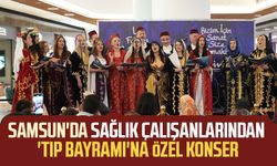 Samsun'da Sağlık çalışanlarından 'Tıp Bayramı'na özel konser