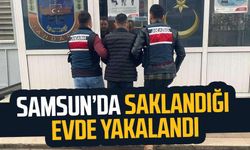 Samsun'da 10 yıl 5 ay hapis cezası bulunan zanlı yakalandı
