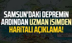 Samsun'da deprem: Samsun'daki depremin ardından uzman isimden haritalı açıklama