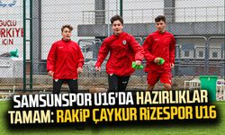 Samsunspor U16'da hazırlıklar tamam: Rakip Çaykur Rizespor U16