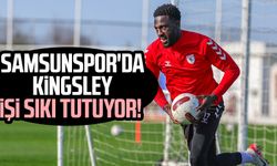 Samsunspor'da Kingsley işi sıkı tutuyor!
