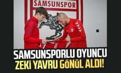 Samsunsporlu oyuncu Zeki Yavru gönül aldı!