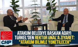 CHP Atakum Belediye Başkan Adayı Serhat Türkel'den Rektör Yavuz Ünal'a ziyaret: "Atakum bilimle yönetilecek"