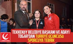 Tekkeköy Belediye Başkanı ve YRP Başkan Adayı Hasan Togar’dan Türkiye üçüncüsü sporcuya tebrik