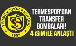 Termespor'dan transfer bombaları ! 4 isim ile anlaştı