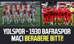 Yolspor - 1930 Bafraspor maçı berabere bitti!