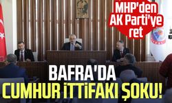 Bafra Belediye Meclisi'nde Cumhur İttifakı şoku! MHP'den AK Parti'ye ret