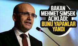 Bakan Mehmet Şimşek açıkladı: Bunu yapanlar yandı
