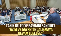 Canik Belediye Başkanı İbrahim Sandıkçı: “Azim ve gayretle çalışmaya devam edeceğiz”