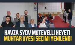 Havza SYDV Mütevelli Heyeti muhtar üyesi seçimi yenilendi